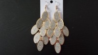 Boucles couleur argent et or