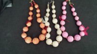 Collier grosses perles 