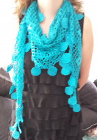foulard bleu