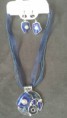 Parure bleu marine